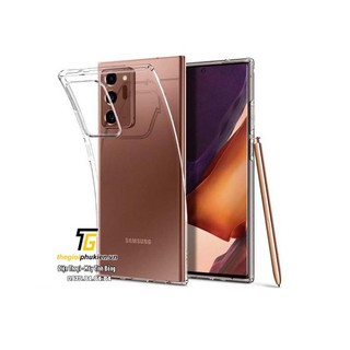 Ốp lưng silicon dẻo trong suốt siêu mỏng cho Samsung Galaxy Note 20 Ultra