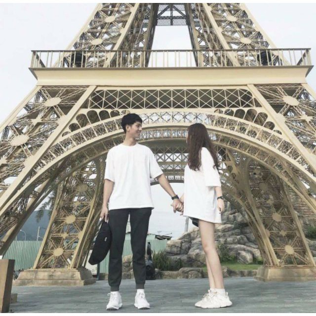 áo thun tay lỡ màu trắng FOME RỘNG có chọn size, chất thun xịn 0ffk13