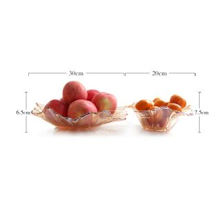 ĐĨA PHALE THỦY TINH ĐỰNG HOA QUẢ