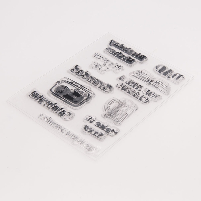 Con Dấu Trong Suốt Họa Tiết Chữ Phong Cách Cổ Điển Trang Trí Thiệp Diy | BigBuy360 - bigbuy360.vn