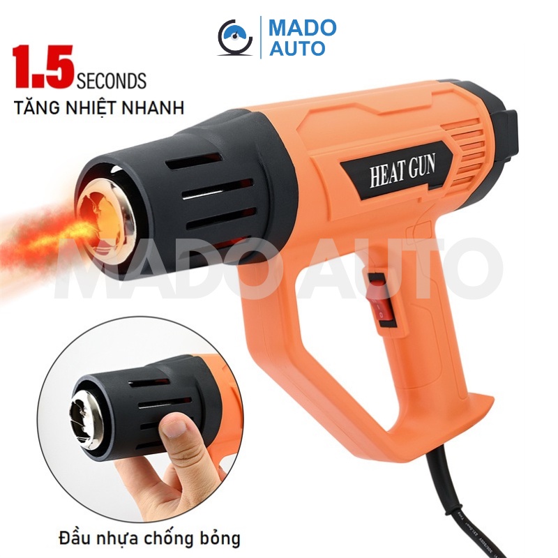 Máy sấy Film cách nhiệt có đầu chống nóng 2000w 650 độ MADO AUTO FM28