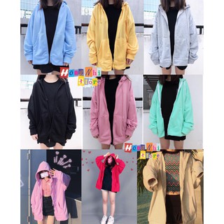 ÁO HOODIE ZIP UNISEX - HOOODIE DÂY KÉO DÁNG RỘNG - MM