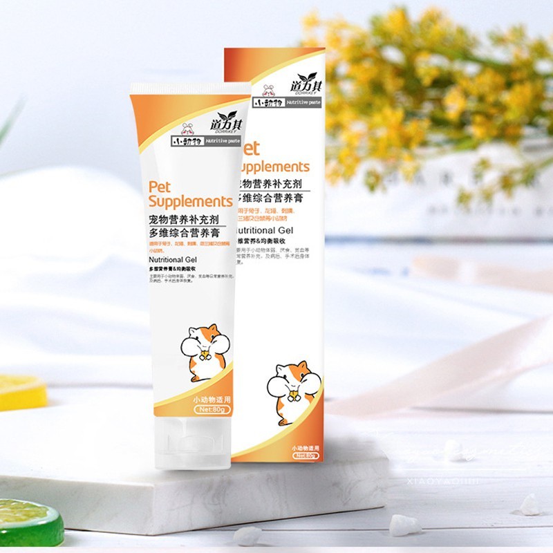 Gel dinh dưỡng Pet Supplement cho hamster, sóc, thỏ, bọ ú 120g, bổ sung dinh dưỡng, điều hòa tiêu hóa- CSP59