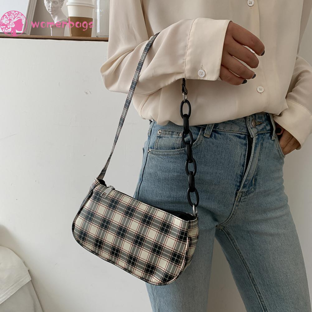 Túi xách bằng da PU phối dây xích thời trang cho nữ | BigBuy360 - bigbuy360.vn