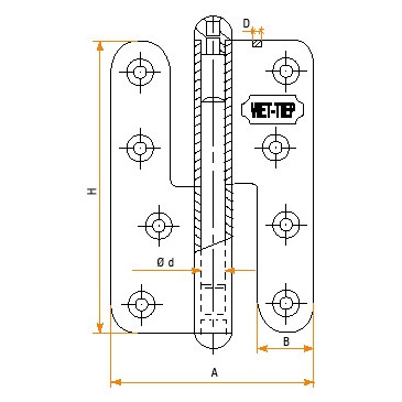 [CHÍNH HÃNG] Bản Lề Sơn VIỆT TIỆP 08127 Bộ 2 Cặp Màu Đen, Hợp Kim Cao Cấp