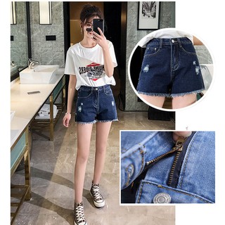 Quần SHORT JEAN NỮ lưng cao co giãn (40-65KG)