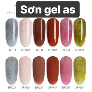 Sơn gel AS sơn lông -SR ( chai đen )