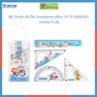 Bộ thước kẻ êke draemon điểm 10 tp-sr09/do