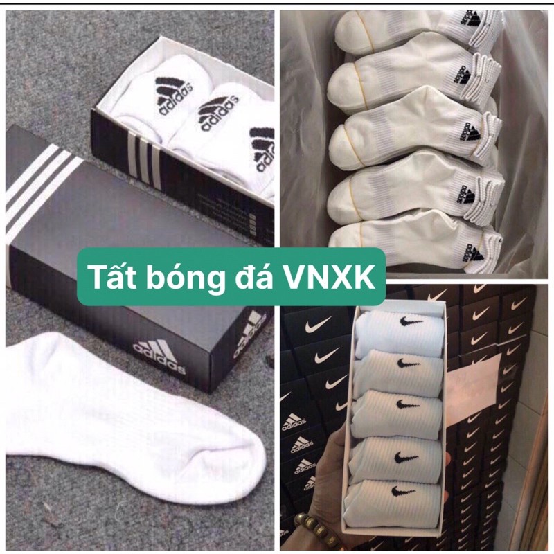 Tất Dài Nam- Vớ Dệt Kim Nam Cao cấp Nike, Adidas cổ lửng, mềm mịn, thoáng khí, hàng Việt Nam Xuất Khẩu