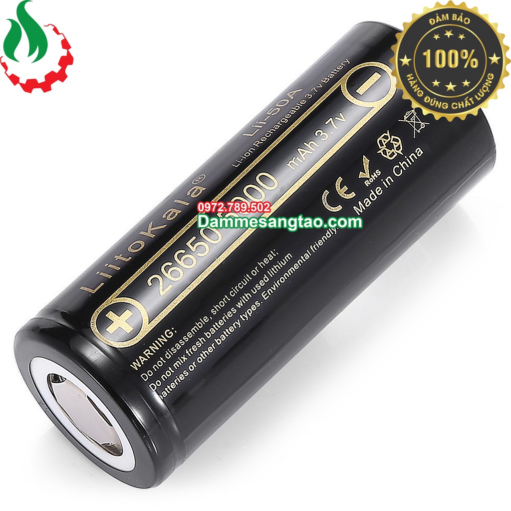 DMST Cell Pin 26650 Liitokala 5400mah - Xả 20A