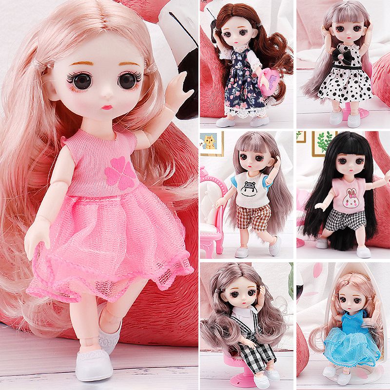 BARBIE Bộ Đồ Chơi Búp Bê Đáng Yêu 17cm