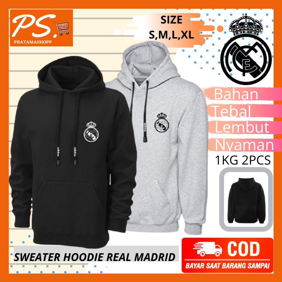 Áo Khoác Hoodie Real Madrid Giá Rẻ Cho Nam Nữ