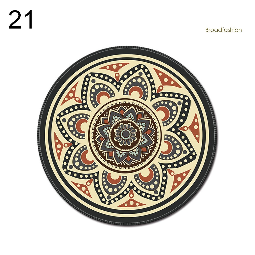 Thảm Lót Chuột Và Bàn Phím Chống Trượt In Hình Phong Cách Bohemian 3d