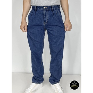 Quần Jean Nam- Quần Bò Nam Túi Chéo Trung Niên Ống Thụng ROCK STAR
