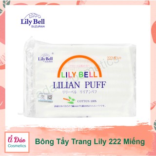 Bông Tẩy Trang Lily Bell 222 Miếng