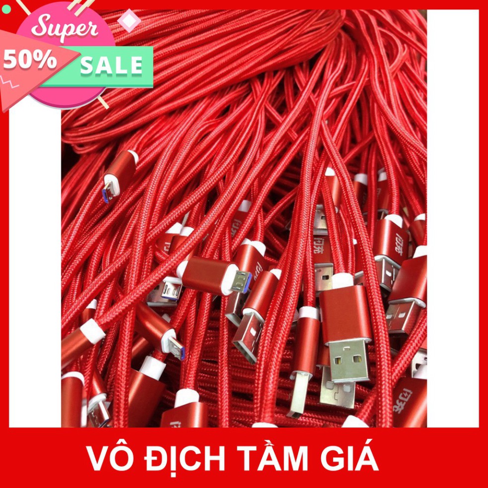 Dây cáp sạc iphone/Samsung, dây dù 2m 3m chống đứt, hỗ trợ sạc nhanh,]