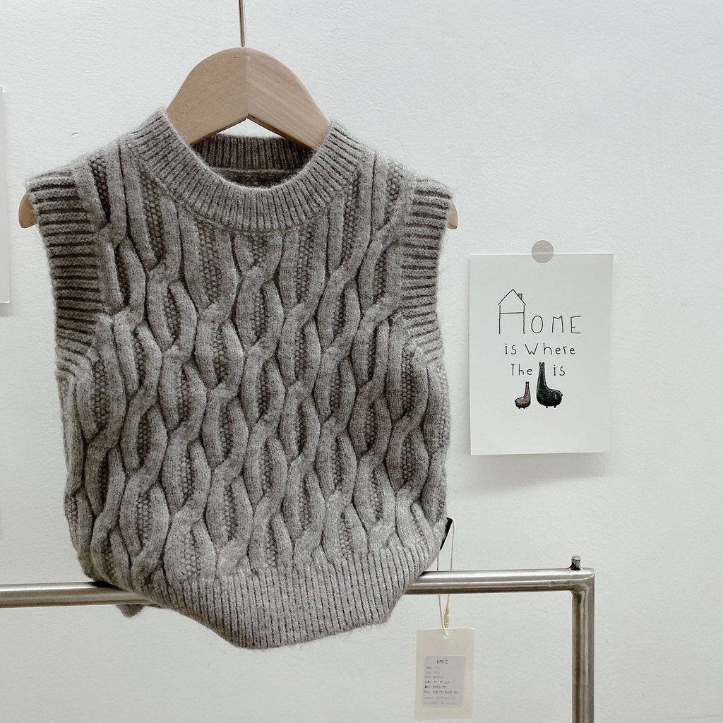Áo Gile Len chất len đan dày dặn size 10kg-20kg (ảnh thật)