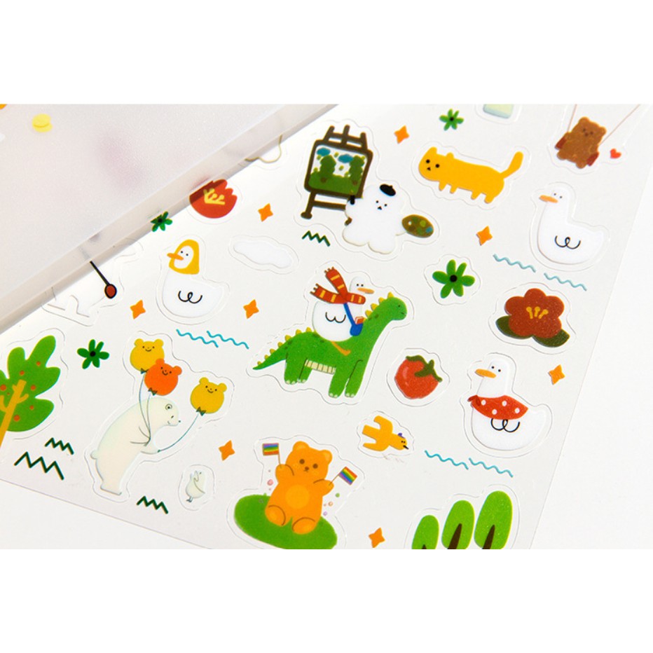 Sticker Hoạt Hình Trang Trí Siêu Xinh
