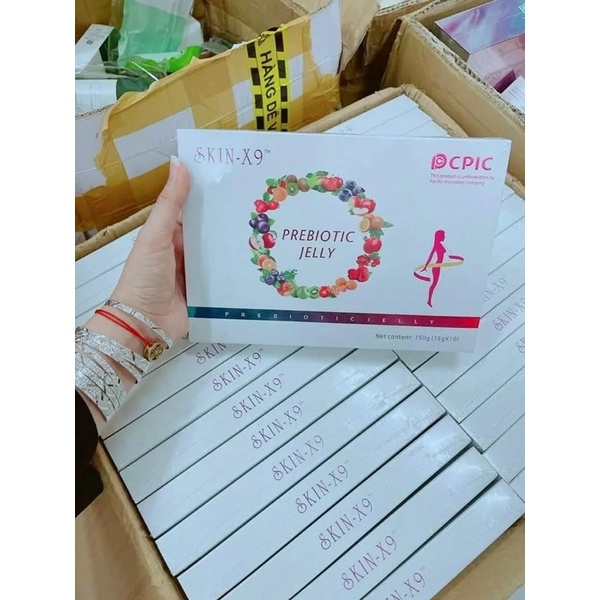 THẠCH THẢI MỠ GIẢM CÂN SKIN X9 Trang Nemo Hộp 10 Gói