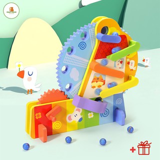 [HOT] ĐỒ CHƠI GỖ VÒNG QUAY MẶT TRỜI KẾT HỢP THẢ BÓNG, ZICZAC LUYỆN KHẢ NĂNG PHỐI HỢP TAY MẮT CHO BÉ