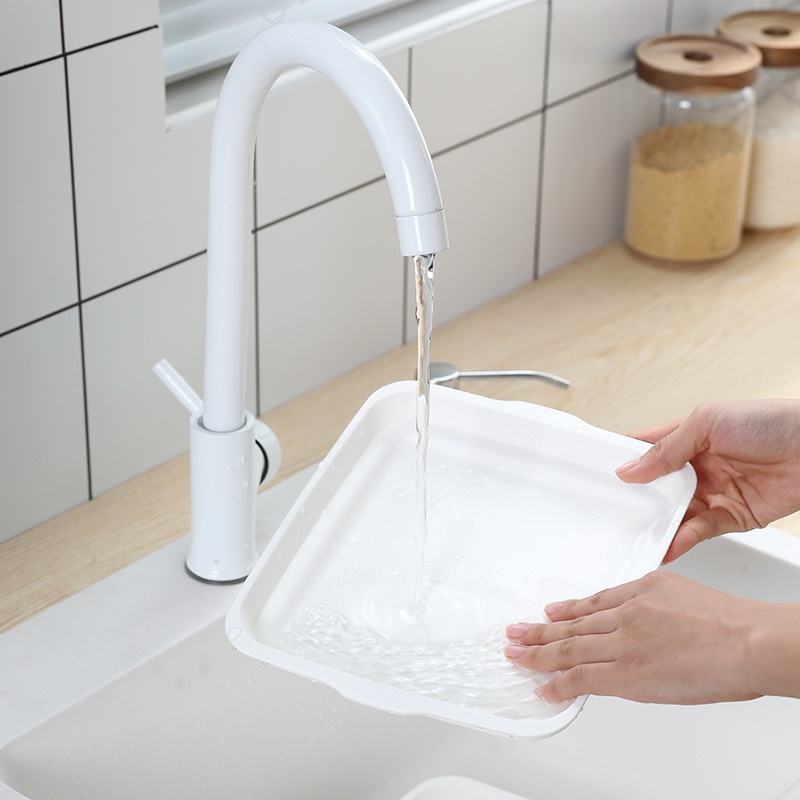 Kệ đĩa khay đựng thức ăn để rau thức ăn lẩu 6 tầng treo tường