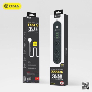 Ổ CẮM ĐIỆN TITAN CD04