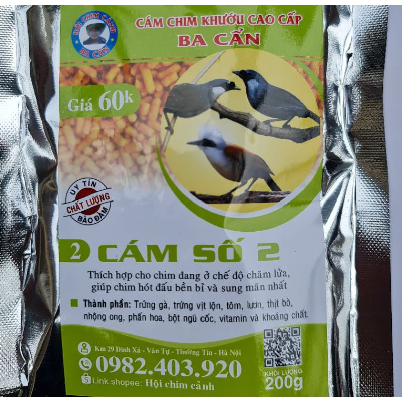 cám chim khướu số 2 (Ba cẩn)