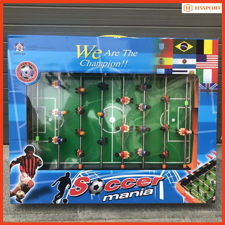 [ Size lớn] Bộ đồ chơi soccer, bàn bi lắc bóng đá 8 tay cầm bằng inox không rỉ cho bé