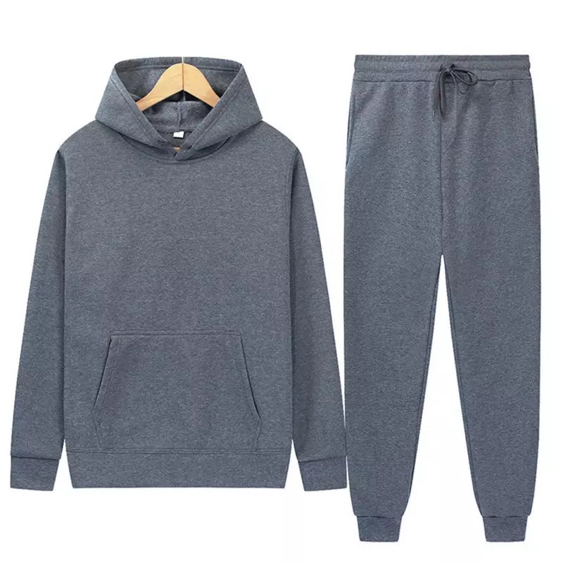 Bộ đồ thể thao áo Hoodie và quần dài dành cho nam-nữ chất vải cotton có cân nặng từ 40kg đến 110kg