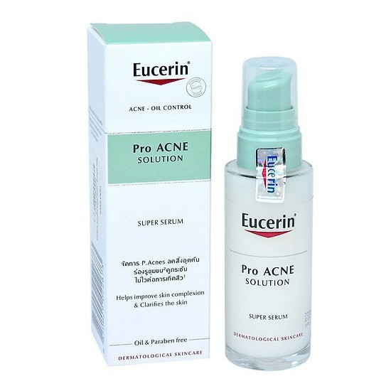 Serum làm giảm mụn hiệu quả Eucerin ProAcne Solution Super Serum 30ml