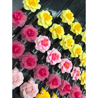 Hoa bột nail - Hồng gân