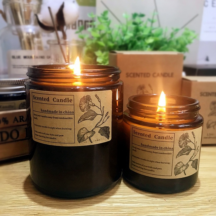 Nến thơm phòng tinh dầu không khói đẹp, nến thơm sáp đậu nành scented candle K-House Smart