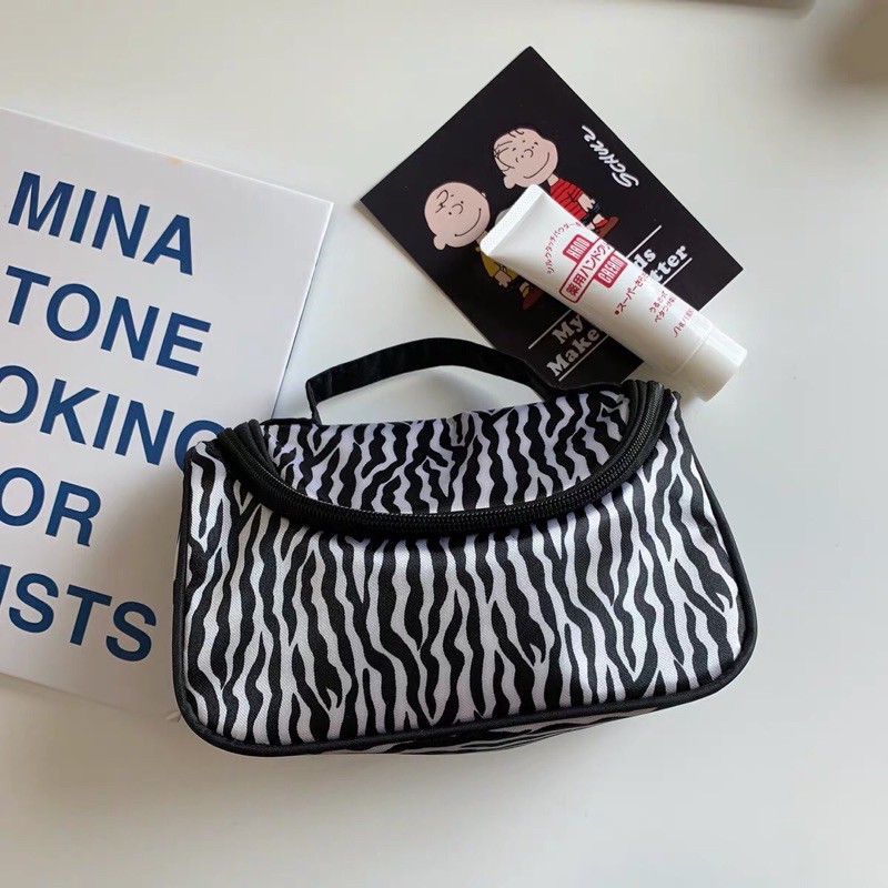 [SẴN] Túi đựng mỹ phẩm chất dù chống thấm nước ✨ túi du lịch đựng make up