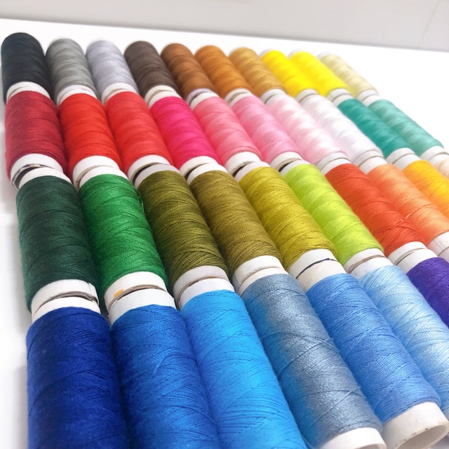 1 bộ 40 cuộn chỉ giá gốc 120k còn 100k