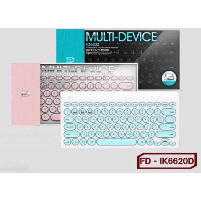 Bàn Phím KB BLUETOOTH IK 6620D