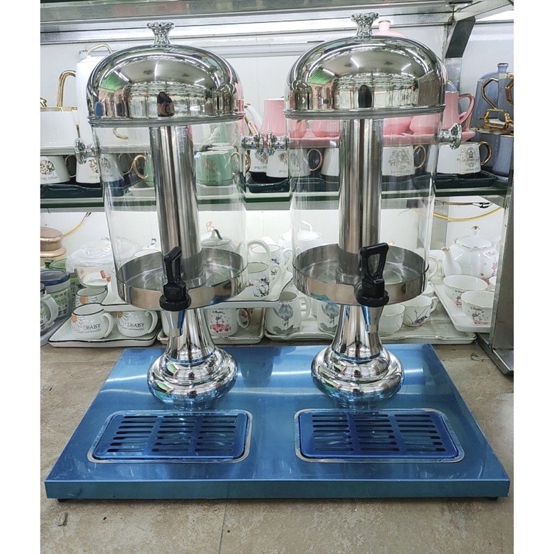 Bình đựng nước ép trái cây 2 vòi, bình hoa quả 16L