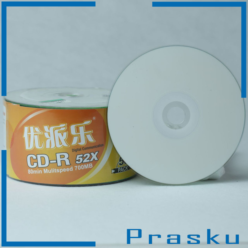 [PRASKU]50Pcs Recordable Discs Blank Printable CD-R Discs 700MB for Data and Music | BigBuy360 - bigbuy360.vn