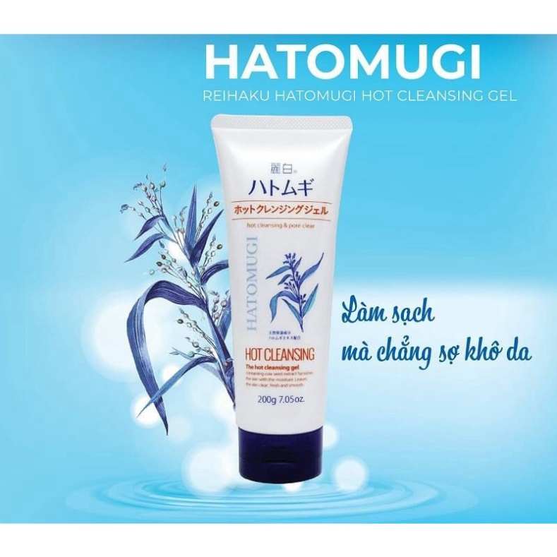 Gel Tẩy Trang Nóng Chiết Xuất Hạt Ý Dĩ Hatomugi The Hot Cleansing Gel (200g) NĐC | BigBuy360 - bigbuy360.vn