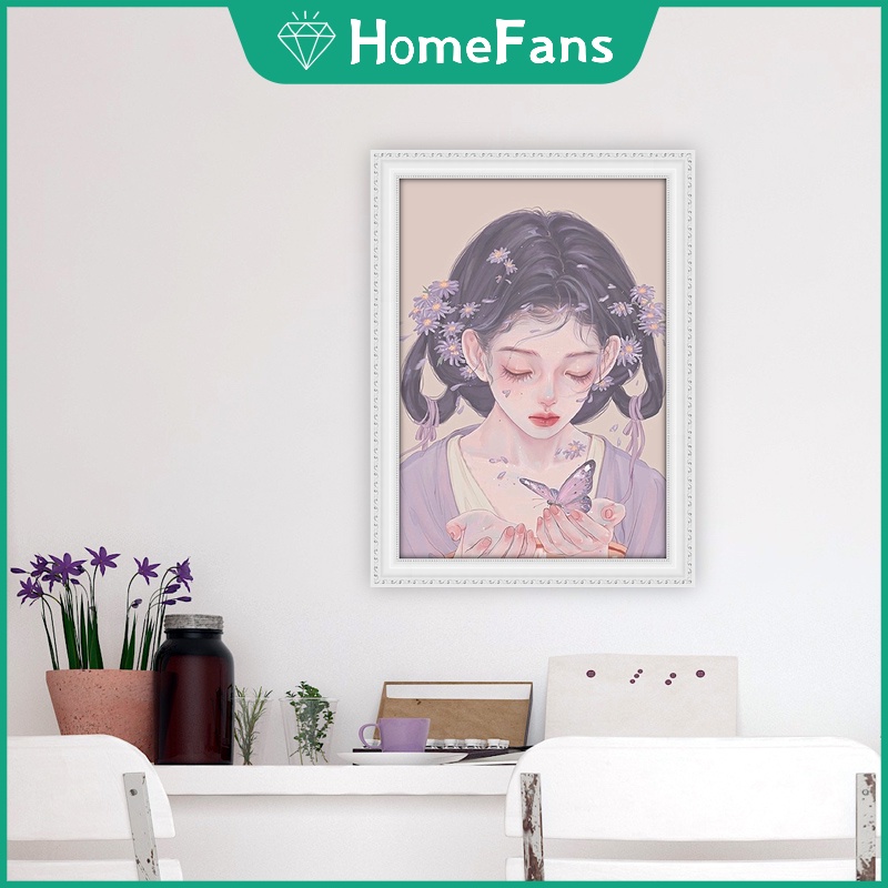 Bộ Tranh Đính Đá Tự Làm Trang Trí Nội Thất 30x40cm / 40x50cm