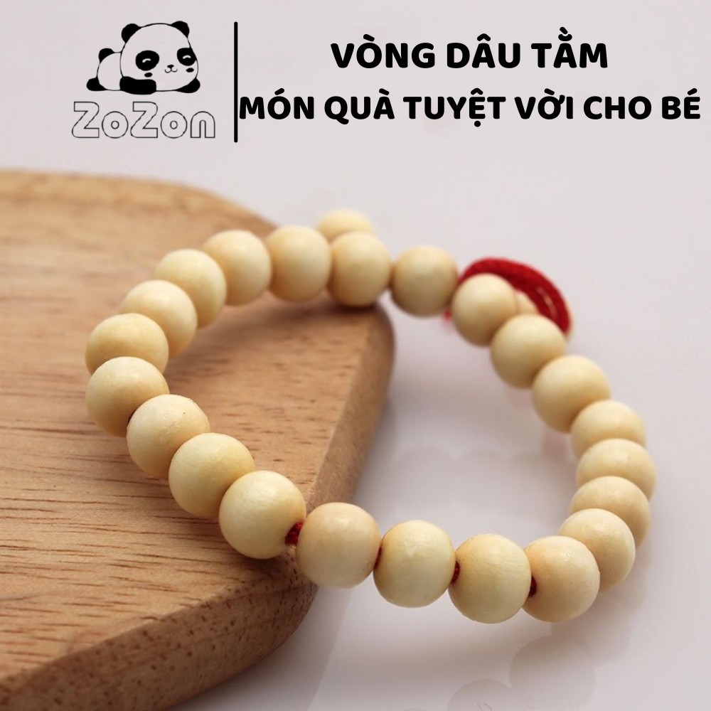 Vòng dâu tằm cho bé trai gái trẻ sơ sinh an toàn ngủ ngon