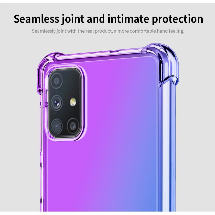 Ốp lưng Oppo A53 dẻo đa sắc lồi 4 góc chống sốc cao cấp bảo vệ camera