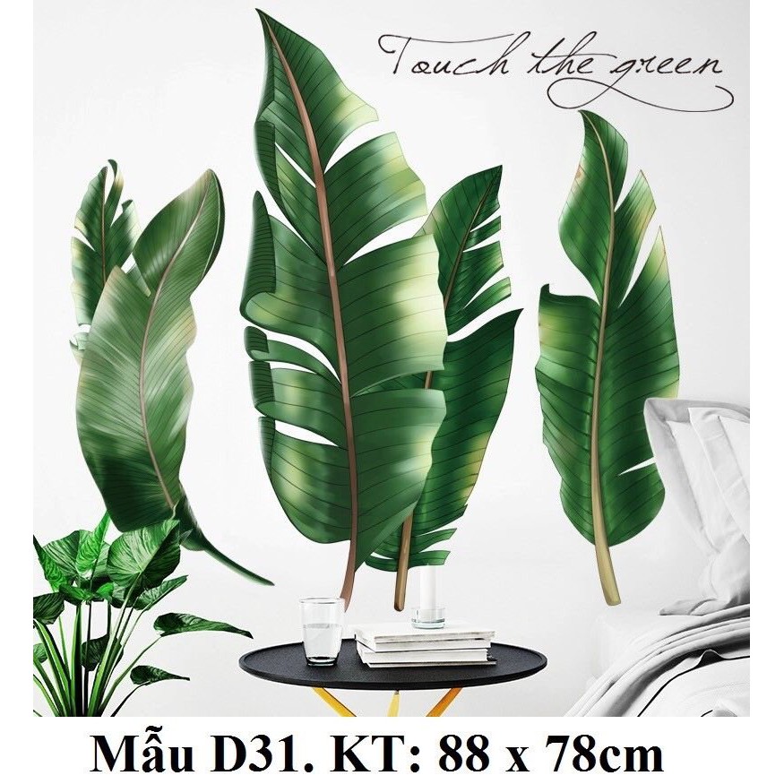Decal bóc dán từng chi tiết - Mẫu thiên nhiên