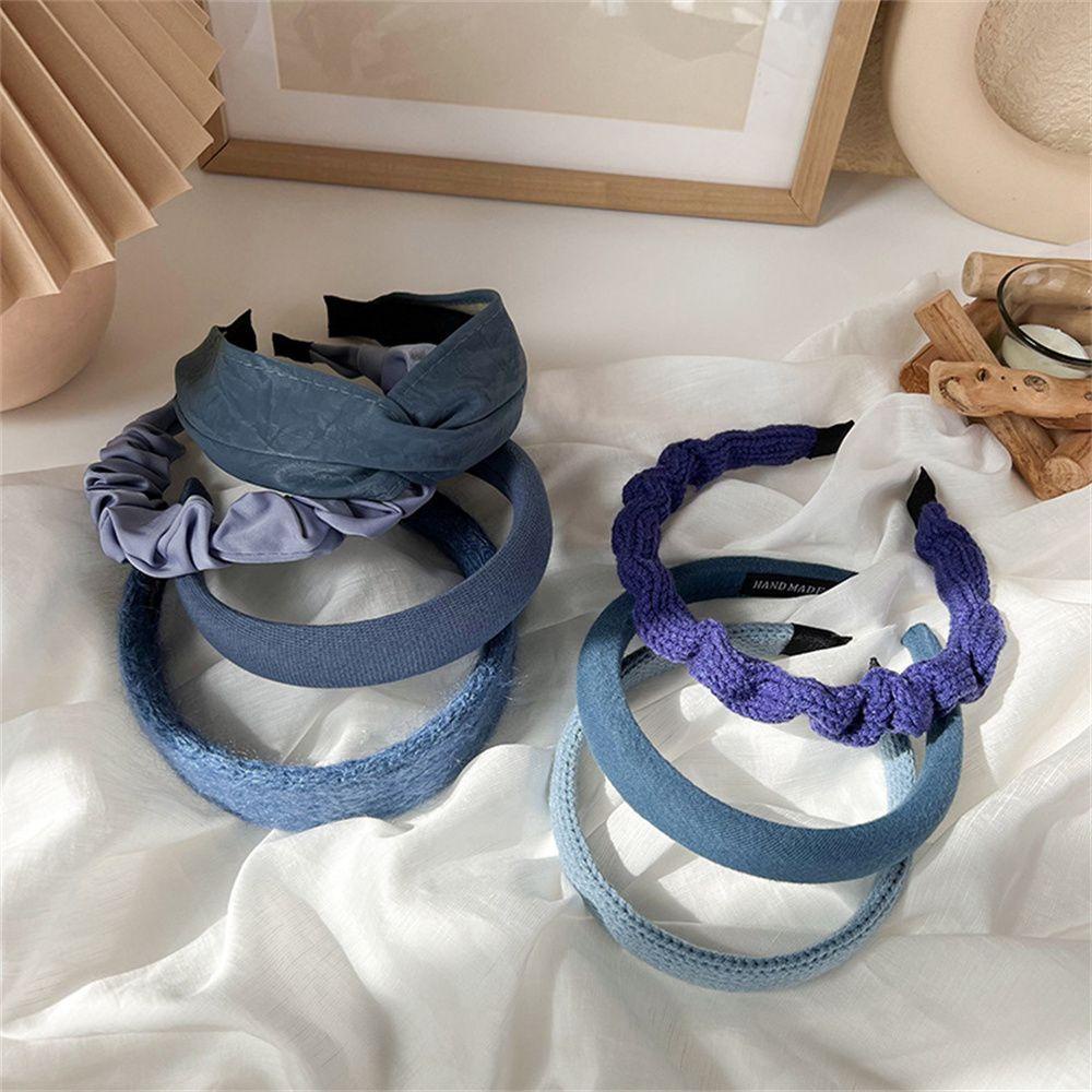 Băng Đô Cài Tóc Bản To Chống Trượt Cho Nữ