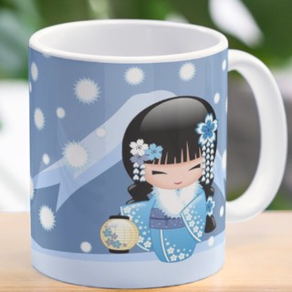 Cốc sứ Kokeshi Doll Winter V2 Mug