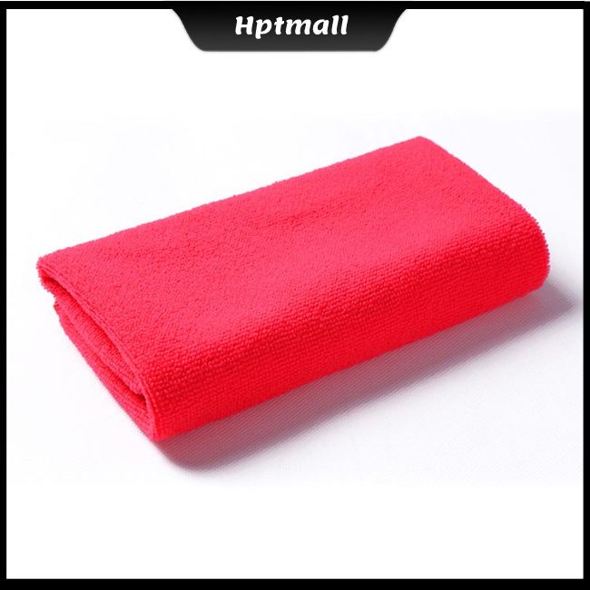 Khăn lau xe ô tô bằng vải microfiber mềm thấm hút tốt 25*25cm