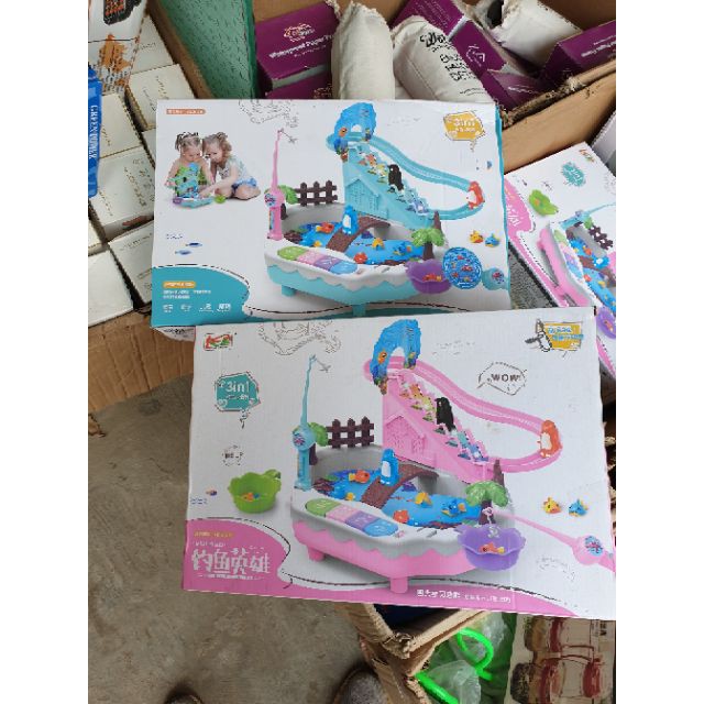 Sẵn hàng Bộ đồ chơi câu cá 2 in 1 cho bé
