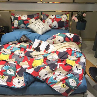 Bộ chăn ga gối vỏ chăn Cotton Poly