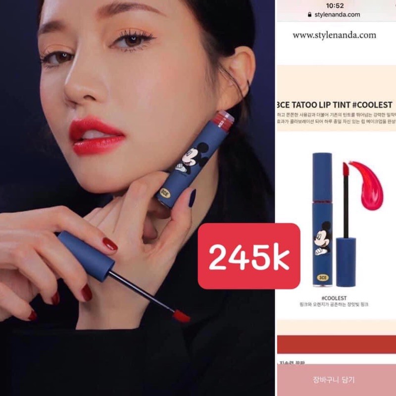 [Trả Order] Son 3ce chính hãng sale 70% | BigBuy360 - bigbuy360.vn