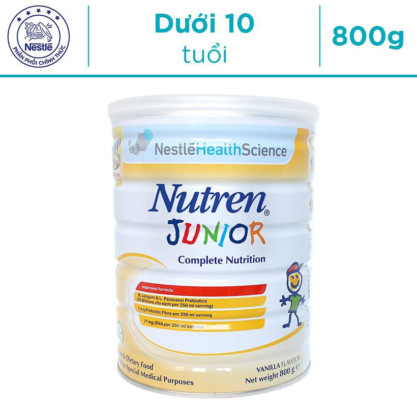 [CHÍNH HÃNG] Sữa Bột Nutren Junior 800g Nhập Khẩu Thuỵ Sỹ