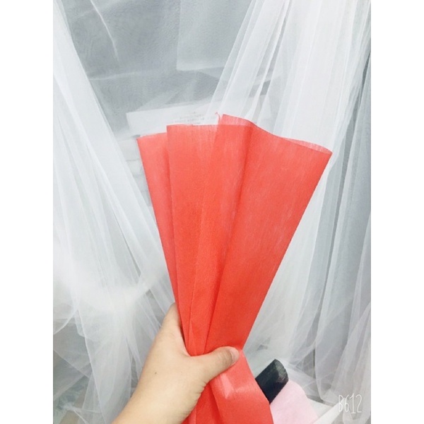 Tập 50  tờ giấy mếch lụa gói hoa khổ 60*60cm